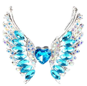 Luxe Wing Bling Pen with 2 Refills | Handmade Rhinestone Decorative Pen