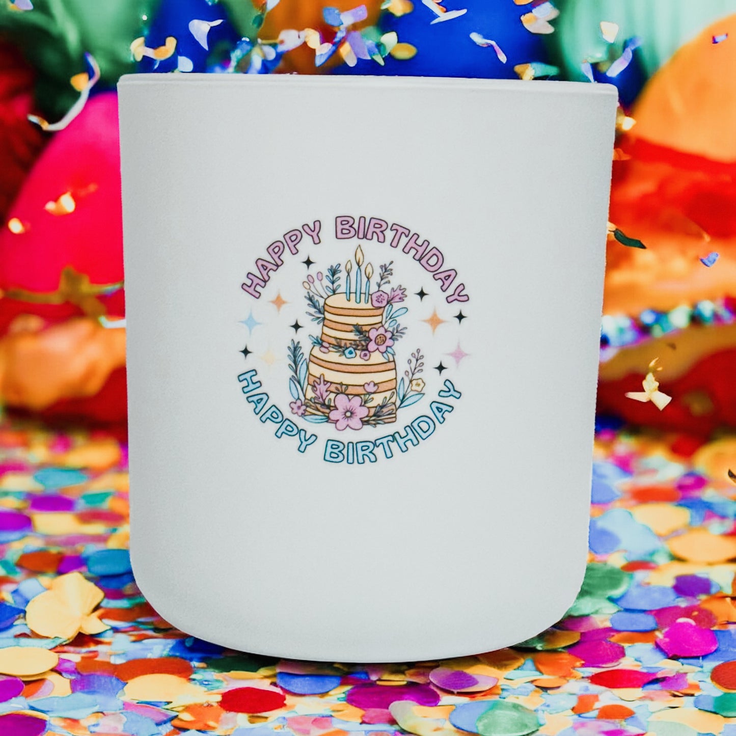 Happy Birthday Candle Gift Choose Your Scent