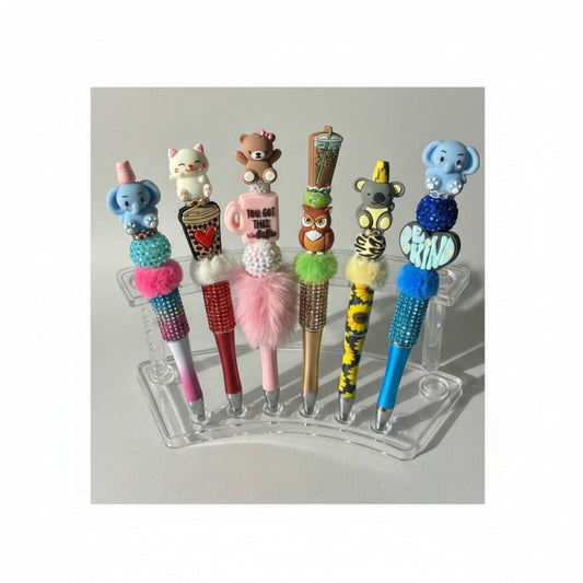 Animal Bling Pen | Handmade Decorative Glitter Pen with 2 Refills