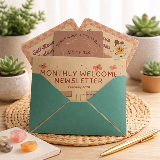 Inspirational Snail Mail – Lite | 1 Month Happy Mail