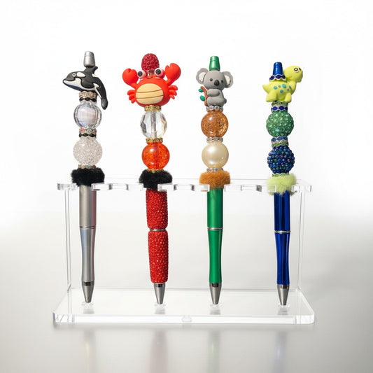 Under the Sea Bling Pen with 2 Refills | Handmade Ocean Glitter Pen