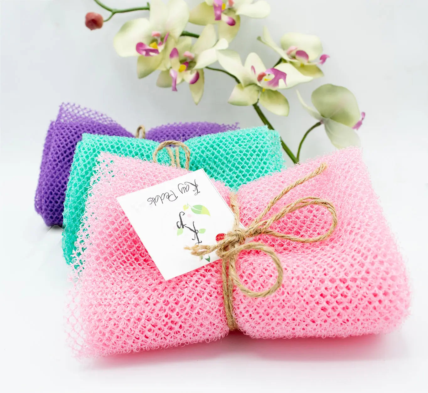 Kay Pedals Mesh Exfoliating Shower Sponge