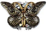 Handmade Butterfly Bling Pen with 2 Refills | Decorative Glitter Pen