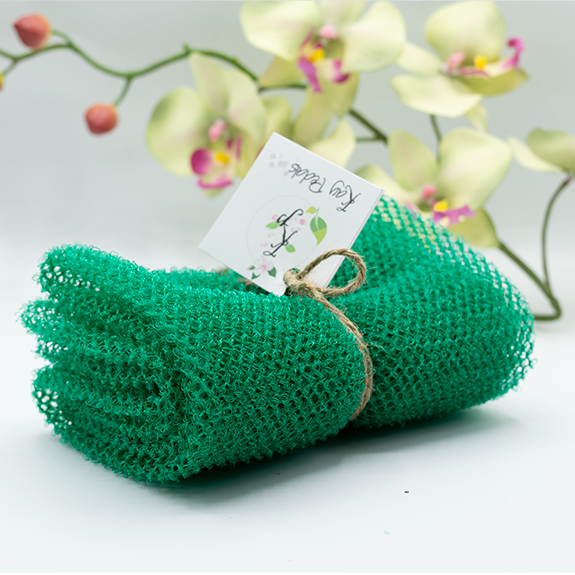 Kay Pedals Mesh Exfoliating Shower Sponge