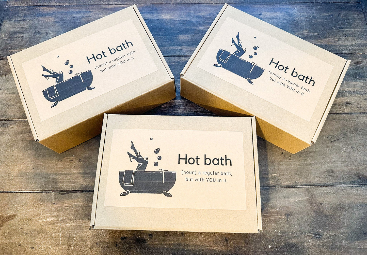 All Natural Herbal Bath Gift Box Set with Tea Light Candles-1