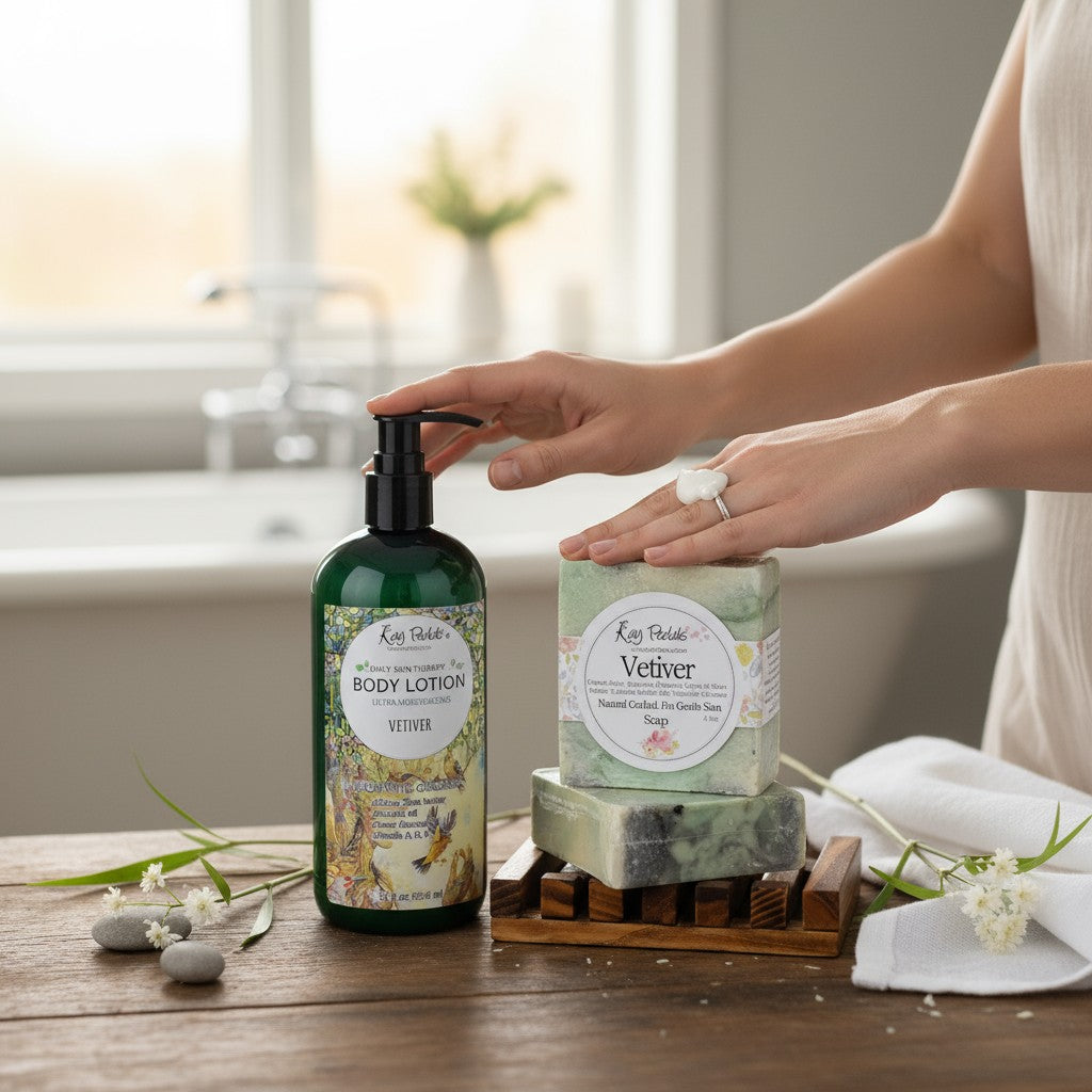 Vetiver Natural Skincare Gift Set