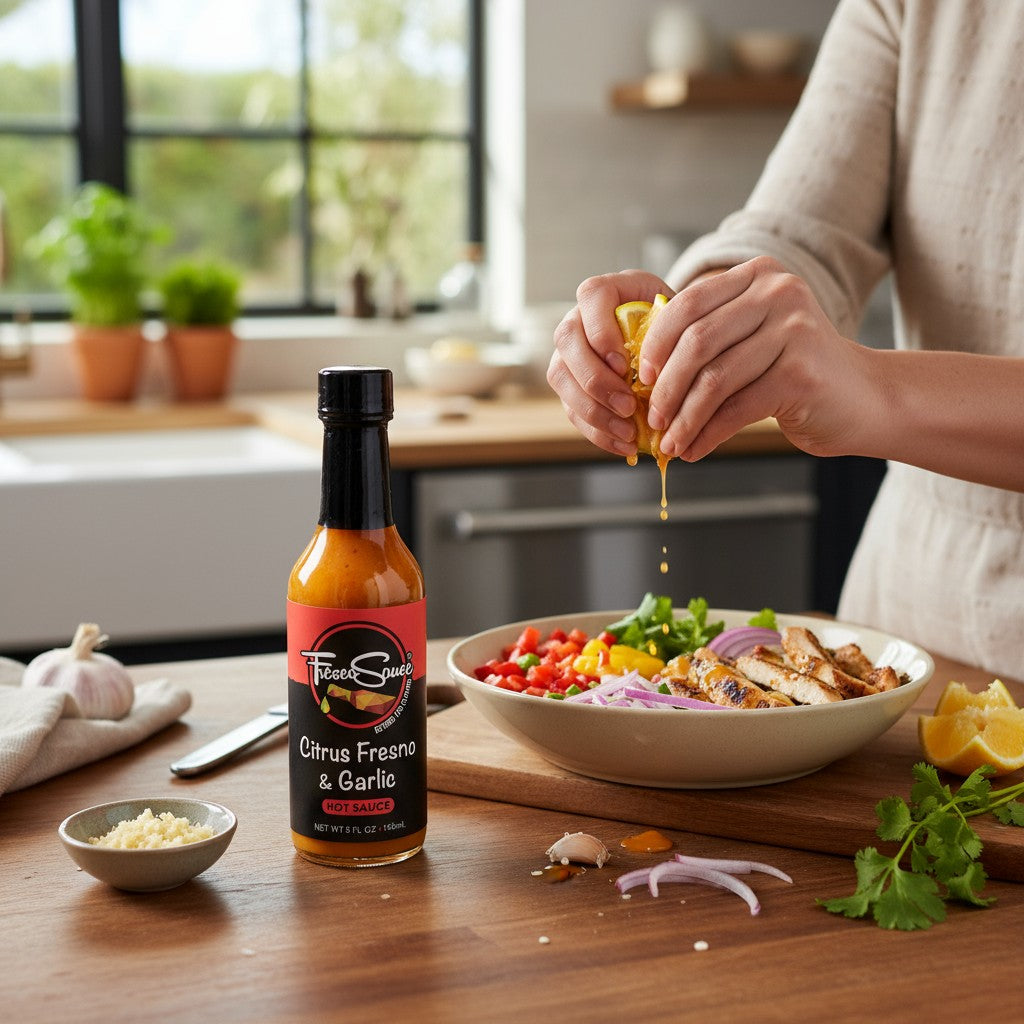 Citrus Fresno & Garlic Hot Sauce