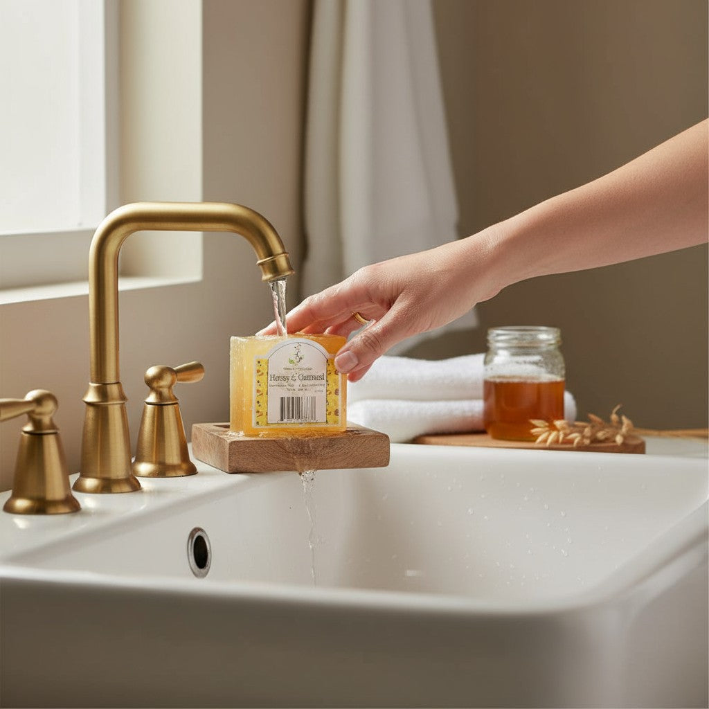 Honey & Oatmeal Natural Handcrafted Soap (2.0oz)