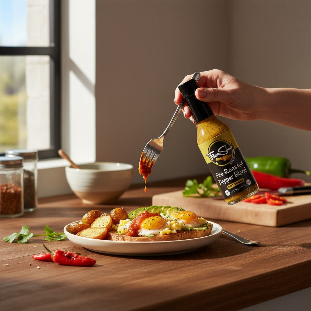 Fire Roasted Pepper Blend Hot Sauce