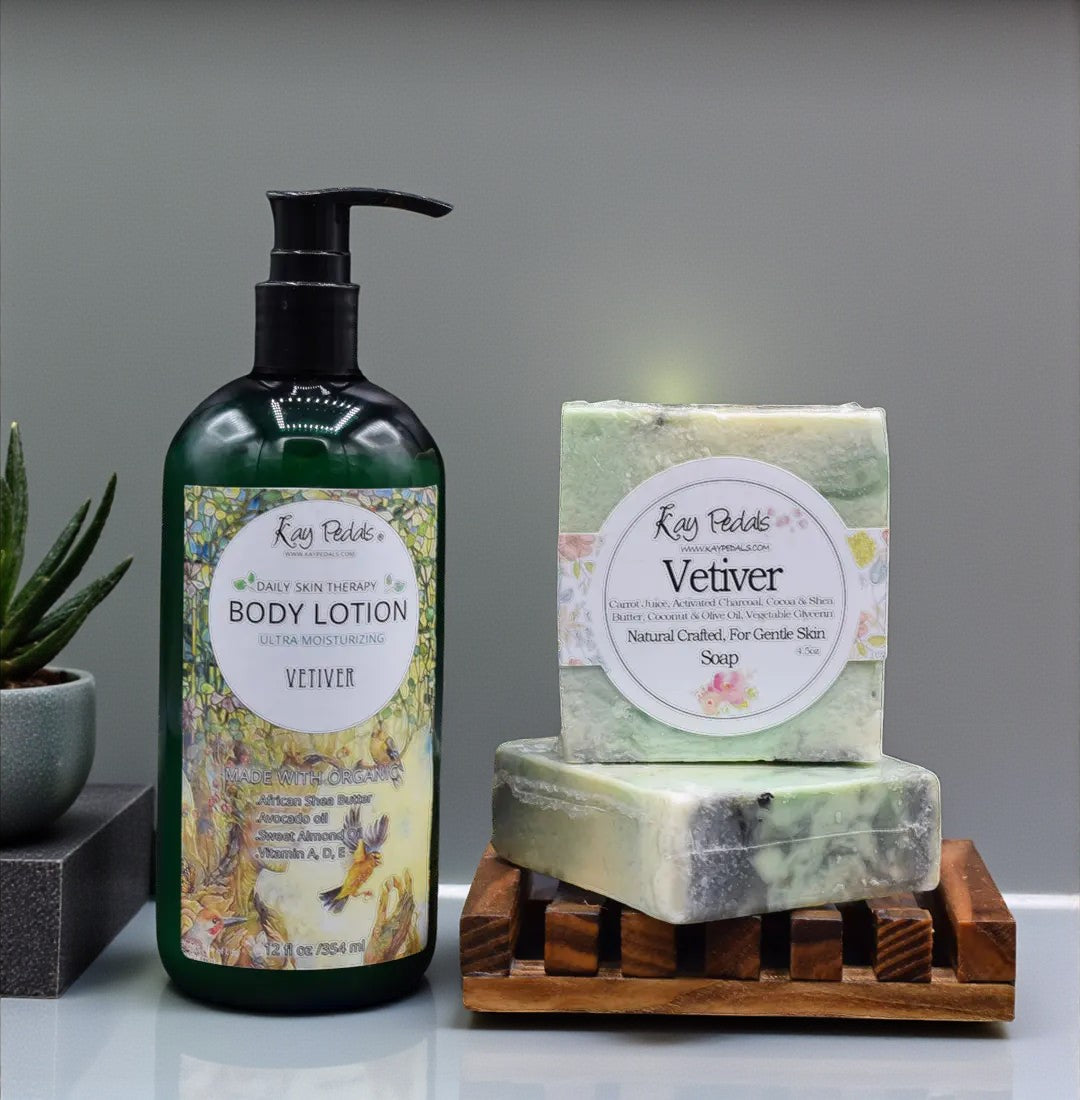 Vetiver Natural Skincare Gift Set