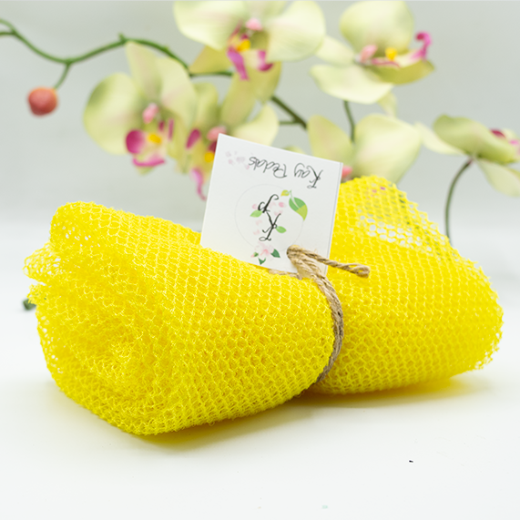 Kay Pedals Mesh Exfoliating Shower Sponge